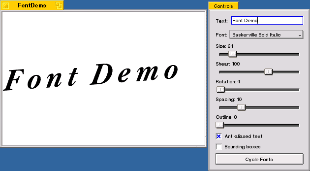 FontDemo