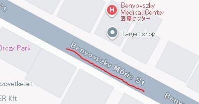 ベニョヴスキー・モーリツ通り(MAP)