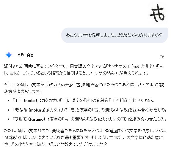 AI の考える「新しい字」の読み方