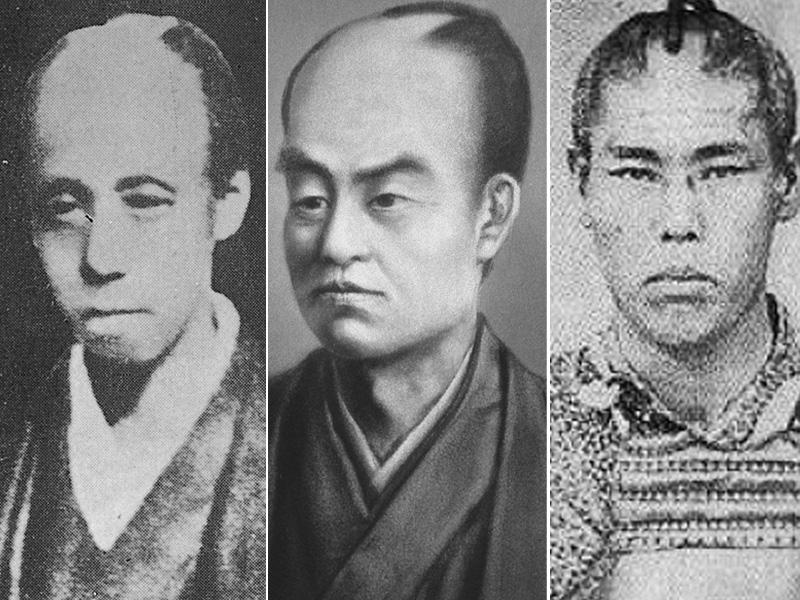 小栗忠順、大村益次郎、高杉晋作