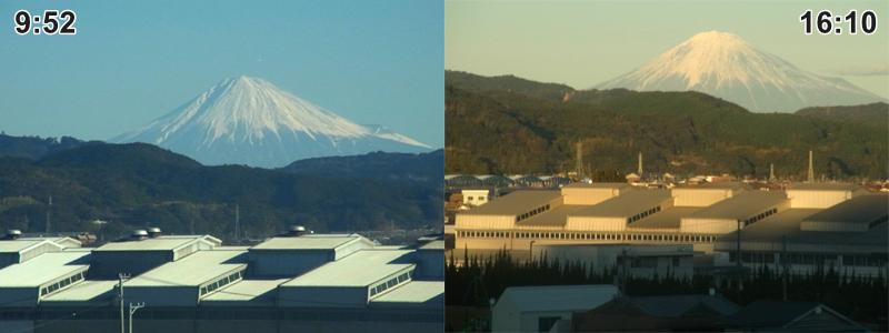 東海道線 島田-金谷間。2013/12/28T09:52と2024/1/6T16:10