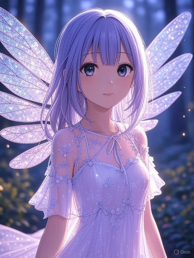 Grokさんに描いてもらった「湯洲《ゆす》リカ」たん。 