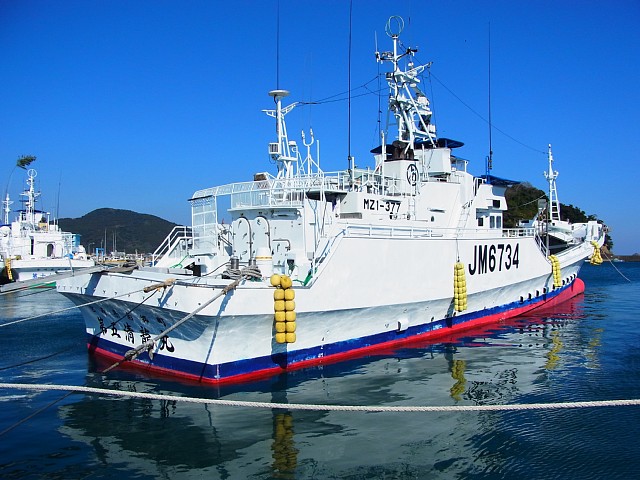  油津港の漁船 