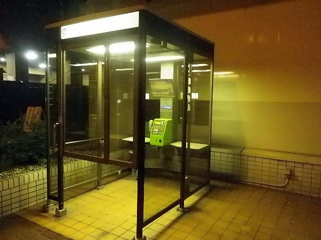 岡山市の電話ボックス