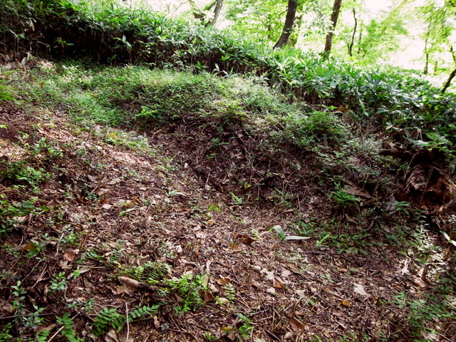 白虎隊が戦う直前までいた姥山塹壕跡