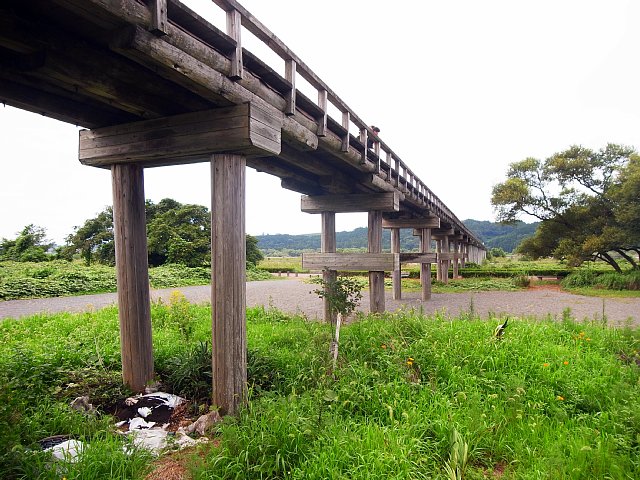 蓬莱橋（静岡県島田市）