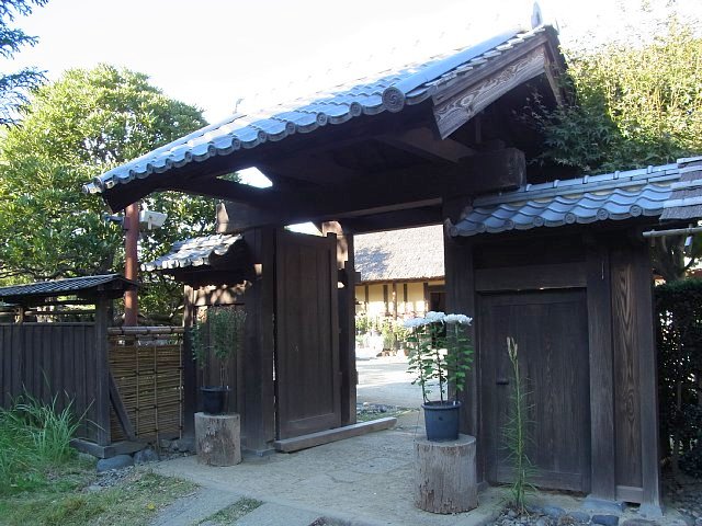  次大夫堀公園　旧・安藤家　門 