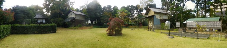  旧三田家　東から西方向を見る（世田谷区深沢） 