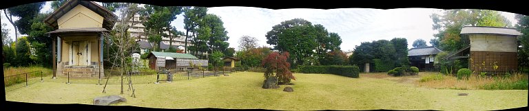  旧三田家　西から東方向を見る（世田谷区深沢） 