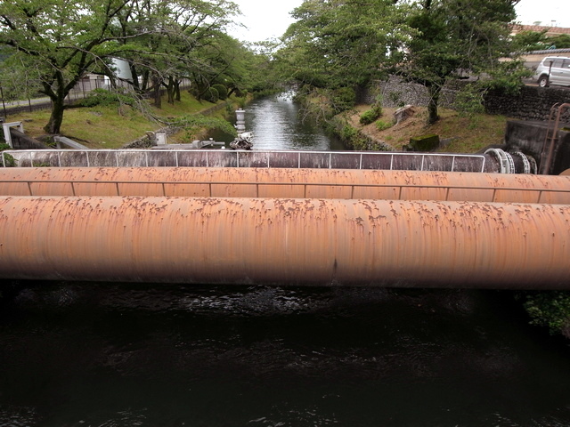 玉川上水の水道管