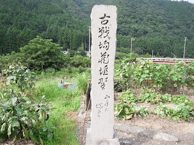 下蔵垣合戦地（兵庫県養父市大屋）