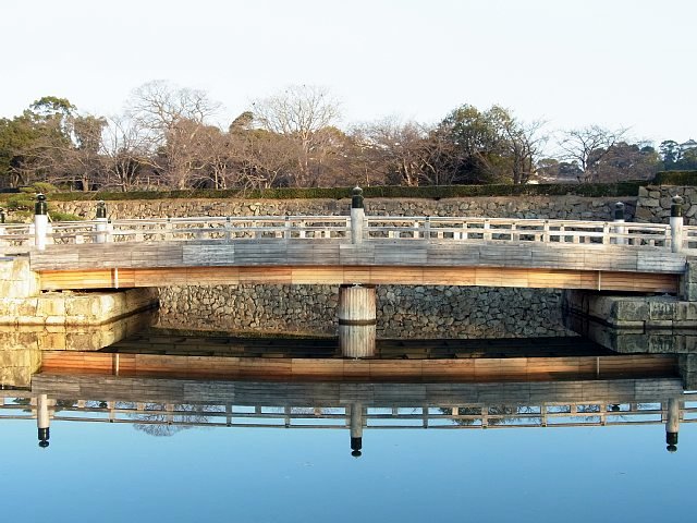 姫路城　桜門橋 