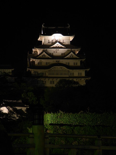  姫路城　夜 