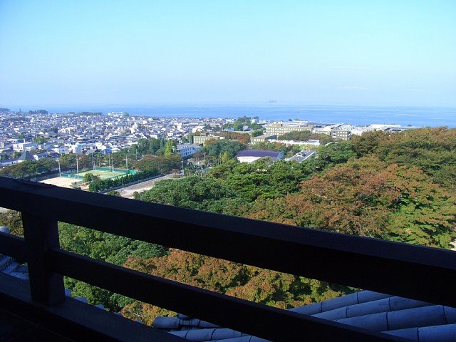  彦根城　天守からの眺望 