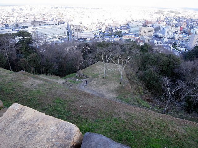 米子城　本丸からの眺め