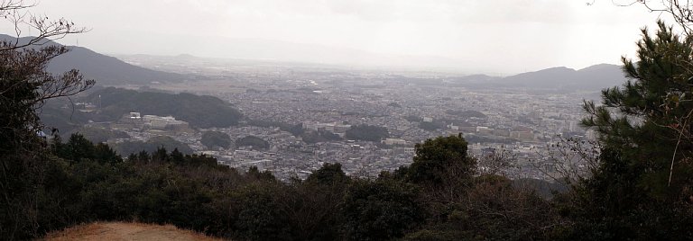 大野城　焼米ヶ原からの眺望