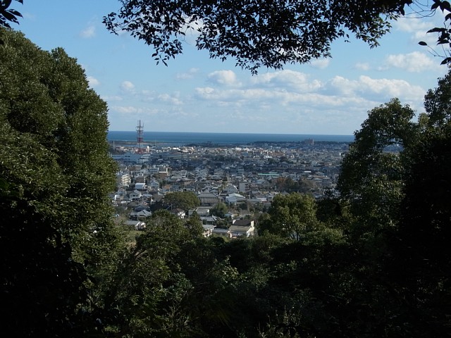  高鍋城 山頂曲輪からの眺め 