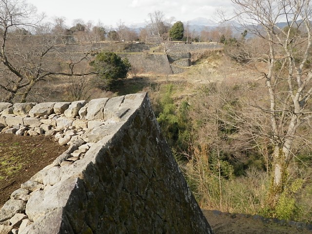  豊後　岡城　西の丸遠景 