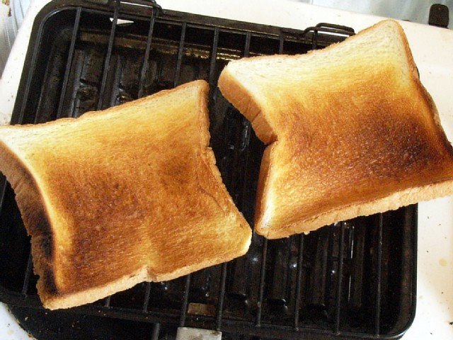  トースターを使わず食パンを焼く 
