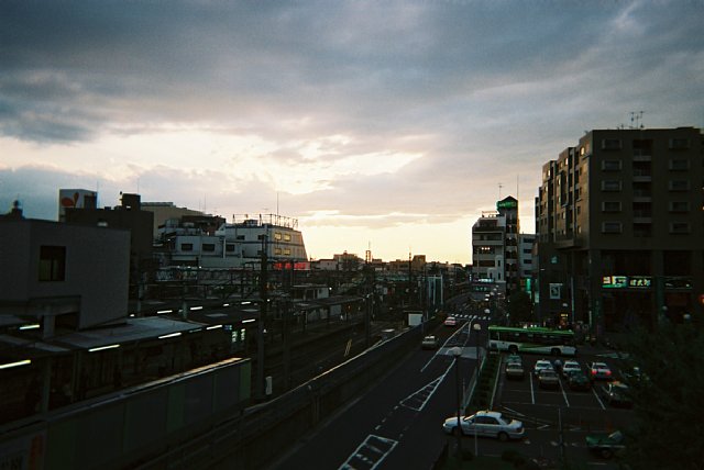 トイカメラ（フィルム） 2007 年 05 ～ 06 月　成増駅の夕暮れ