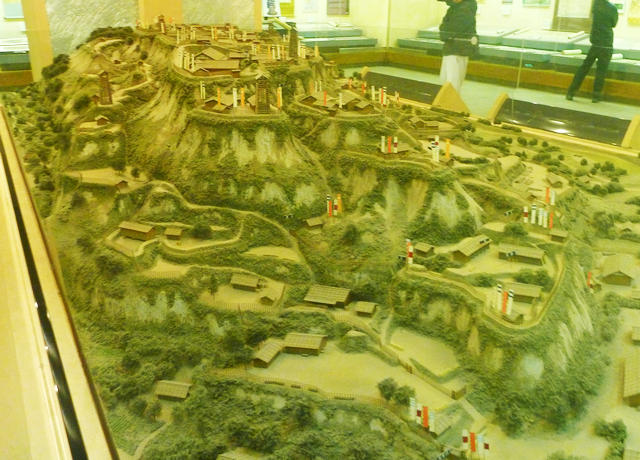 志布志城跡模型