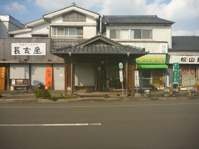 路線バスの停留所