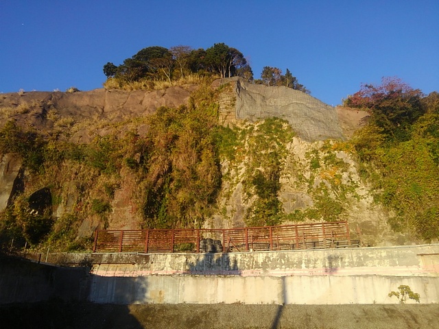 シラス台地の絶壁